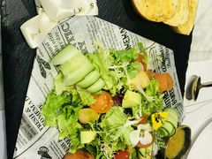 食用花束沙拉配莳萝酸奶酱-张爱施法式西餐厅(汉街店)