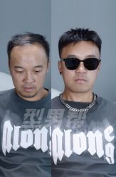 -型男帮男士假发补发·佩戴式发型