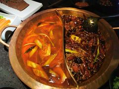 特色鸳鸯锅-锅说大脸毛肚重庆老火锅(佐阾店)