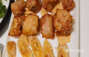 Salted Egg King Combo with Garlic Fragrant Bones