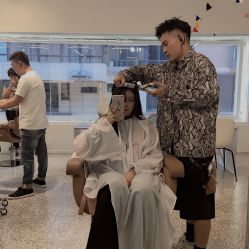 -I+造型烫发染发