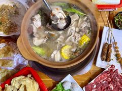 石橄榄炖鸡-洪大厨鸡煲(福田店)