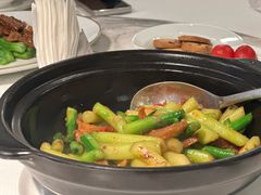 砂锅虾干芥兰-伯衡55·吉品轩(乌鲁木齐南路店)