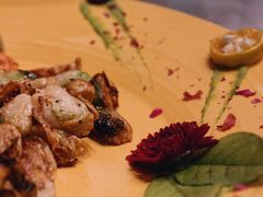 孢子甘蓝虾仁-甜阿姨·天台花园私房菜(万松园店)