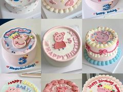 -咖咖熊蛋糕定制·英国蓝风车动物性淡奶油