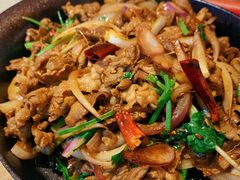 铁板孜然肉-九毛九西北菜(百信广场店)