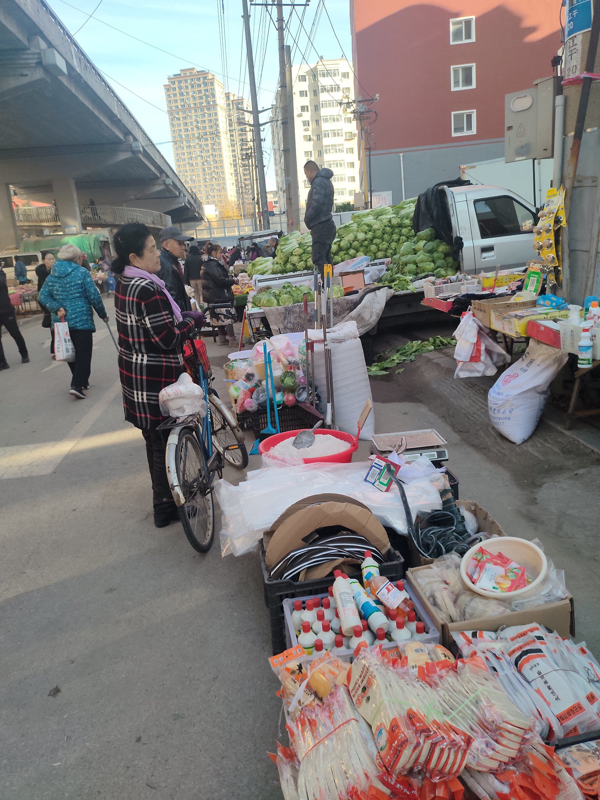 珠江桥大早市