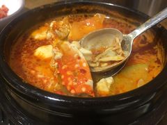 海鲜豆腐汤-釜山火炉韩式炭火烤肉(欧洲城店)
