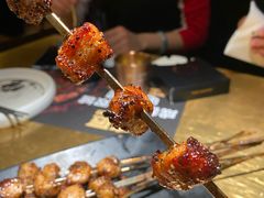 烤猪颈肉-烤匠麻辣烤鱼(环球中心店)