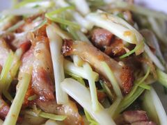 荞菜炒烧肉38元-高村农场