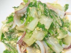 笔管鱼炒小白菜-必点海鲜·鲅鱼水饺(鞍山西道店)