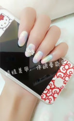伴娘，彩色晕染甲，小余店长-娃娃美甲wawa nail salon