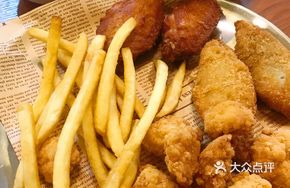Snack Platter with Curry Fish Balls