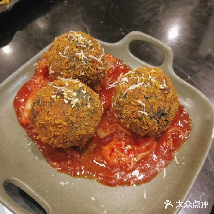 KCOOKING概念韩餐(世茂52+店)墨鱼芝士饭团图片