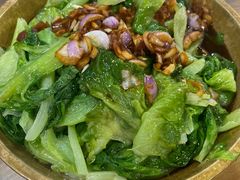 红葱头淋生菜-桃姐农庄老字号(从化温泉店)