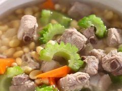 凉瓜黄豆排骨煲-始兴县农家小院餐馆