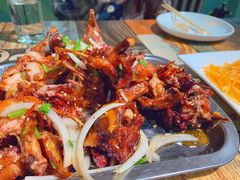 炒鸡架-勃利地摊·勃立小串烧烤