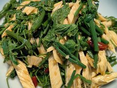 凉拌丝瓜尖-黑窑厂糖油饼烤鸭·清真菜(黑窑厂街店)