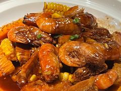 油焖金钱虾-老阿爸鲜鱼土菜(昆山花桥店)