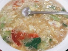 疙瘩汤-北京龙庆四季香农家饭庄·灶台鱼·碳烤虹鳟鱼(龙庆峡店)