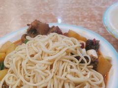 -白阿婆过油肉拌面·大盘鸡