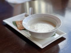 手工蛋白杏仁茶配脆皮杏仁饼-巴黎轩(澳门巴黎人店)