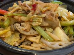 干锅包菜藕片-五观堂素食(新华路店)