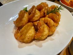 蜜汁酥皮虾-四季民福烤鸭店(前门廊房二条店)