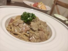 黑松露奶油培根意面-The Good Place好地方·Brunch·coffee(国贸店)
