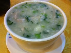 咸蛋菜粒肉片粥-粤秀小厨·广式早茶(辽宁路店)