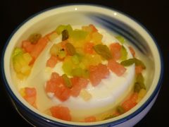 水果酸奶-黑门烤肉
