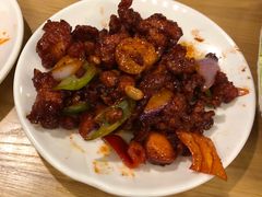 椒香虾仁爆鸡球-陈傻子餐厅(世纪都会店)