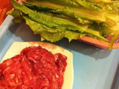 羊肉跟油麦菜-丰乐园大酒店