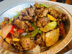 铁板孜然羊肉-伊祥·敦煌楼