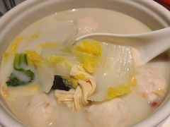 无油鱼汤腐竹煮时蔬-大树餐厅(益田假日店)