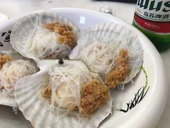 清蒸扇贝-北戴河庆山饭店·海鲜砂锅粥(北戴河黑石路店)