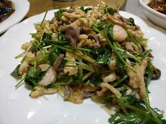 芫爆鸡丝脆肚-大眼锅贴水饺(河东店)