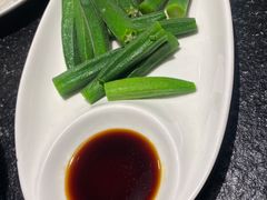 秋葵-潮三爷砂锅焗海鲜·生腌·海鲜粥(朝晖店)