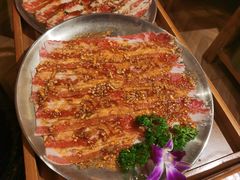 -明洞阿姨·韩式酱蟹烤肉·创意料理(三元桥店)