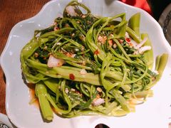 马拉盏炒通菜-大头虾越式风味餐厅(光明广场店)