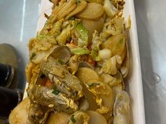 海鲜炒年糕-金海湾海鲜排档(朱家尖店)