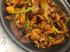 干锅牛蛙-京韵胡同·酱香羊蝎子火锅涮肉(长寿路店)