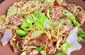 Black Pepper Chicken with Pasta