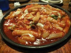 奶酪海鲜炒米条-包装马车·韩国料理·포장마차