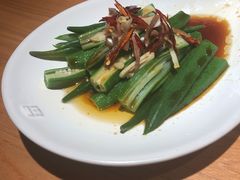 火腿炒秋葵-云海肴·汽锅鸡·云南菜(高德置地店)