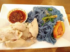 -蝶豆花蓝面条