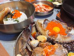 -草家酱蟹炭火烤肉店(珲春南路一店)