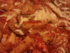 奶酪海鲜炒米条-包装马车·韩国料理·포장마차