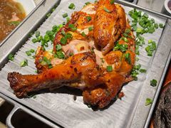 绿茶葱香烤鸡-绿茶餐厅(乐峰广场店)