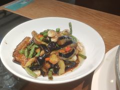 茄子豇豆-鸡毛店·川菜(双楠店)